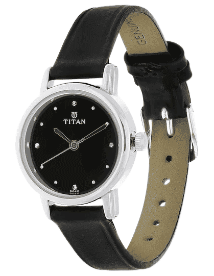 Titan black watches online for ladies