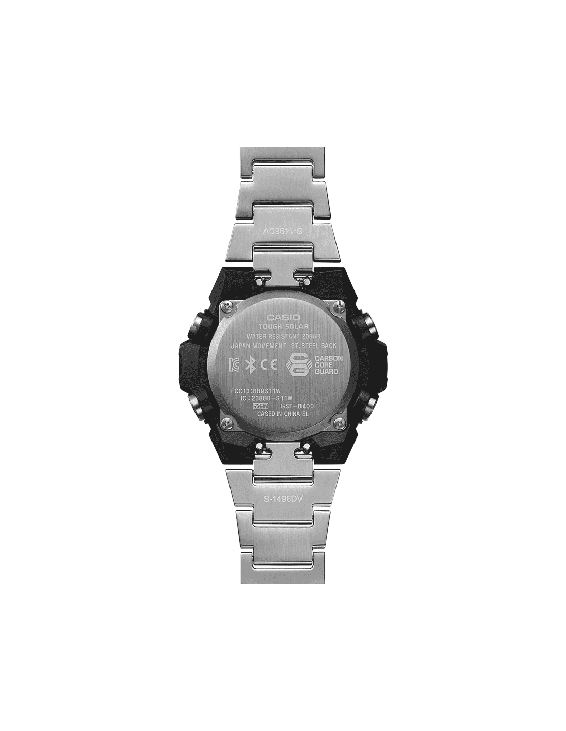 Casio st steel online back