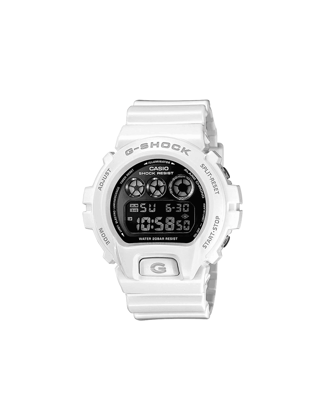 Casio g shock dw best sale 6900 white