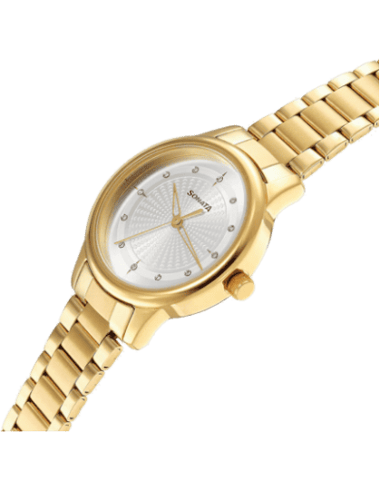 Sonata golden watches hot sale for womens