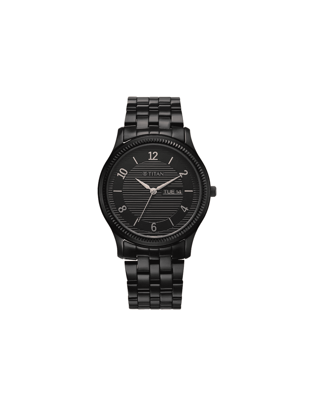 Titan hot sale gunmetal watch