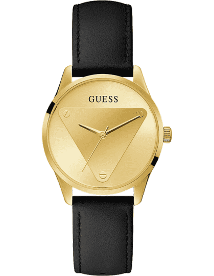 Guess women's leather shop watch for sale