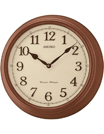 seiko india wall clock