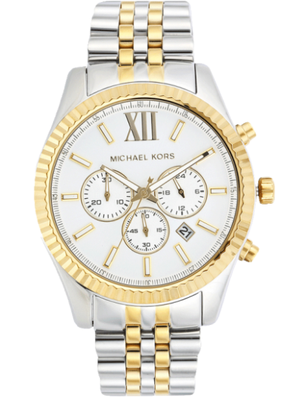 Amazon.com: Michael Kors Women's Pyper Stainless Steel Quartz Watch with  PVC Strap, White, 14 (Model: MK1037) : Clothing, Shoes & Jewelry