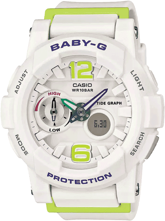 Buy Casio BX027 BGA 180 7B2DR Baby G Watch in India I Swiss Time House